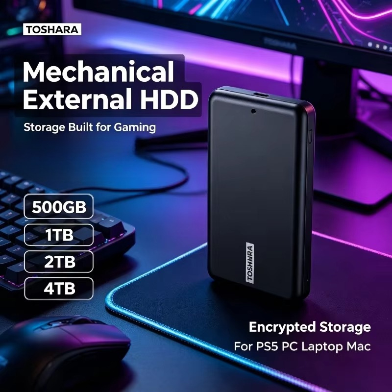 Ssd 500Gb - TOSHARA A5 Портативный SSD 4ТБ 2ТБ