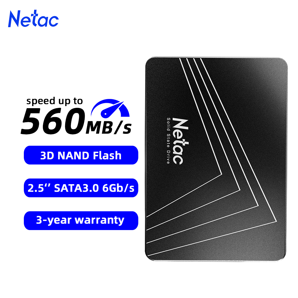 Жесткий диск Netac SATA3 SSD 2 – обзор и цена Ssd 500Gb
