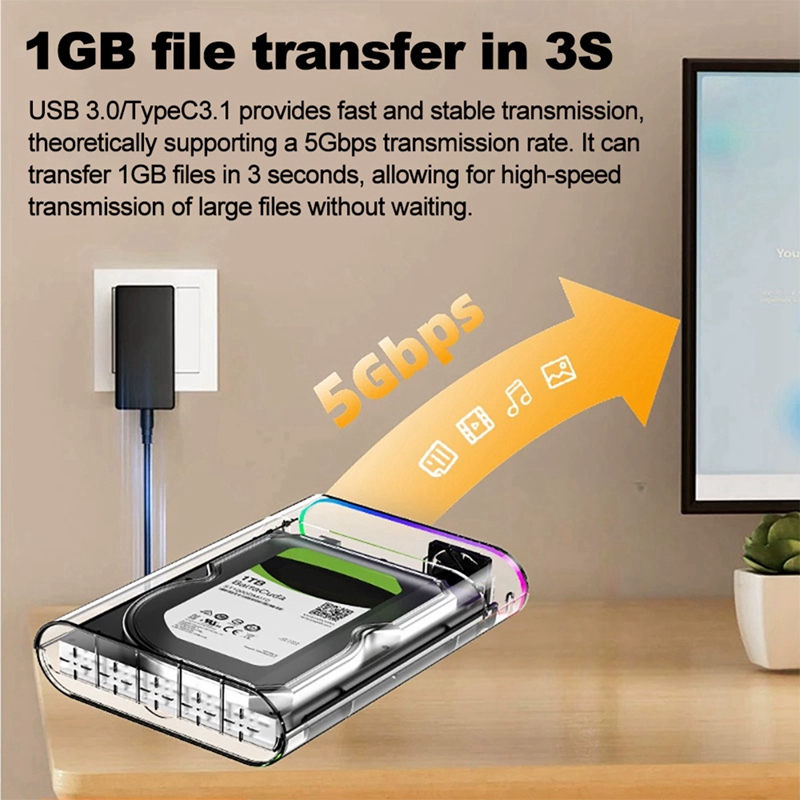 Прозрачный корпус для HDD/SSD  – обзор и цена External Ssd
